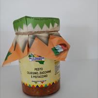 Pesto ciliegino,zucchine e pistacchio